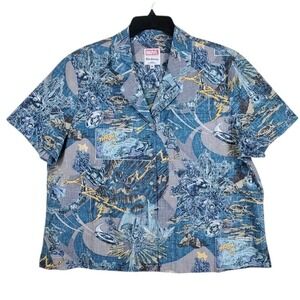 Reyn Spooner Marvel Avengers Assemble Hawaiian Camp Shirt Wmns 2XL Reverse Print